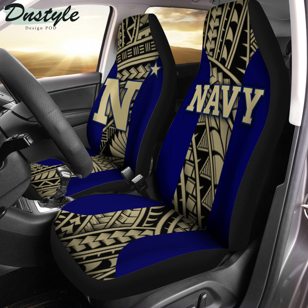Navy Midshipmen Polynesian Car Seat Cover