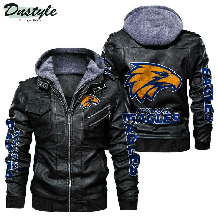 West Coast Eagles Leather Jacket