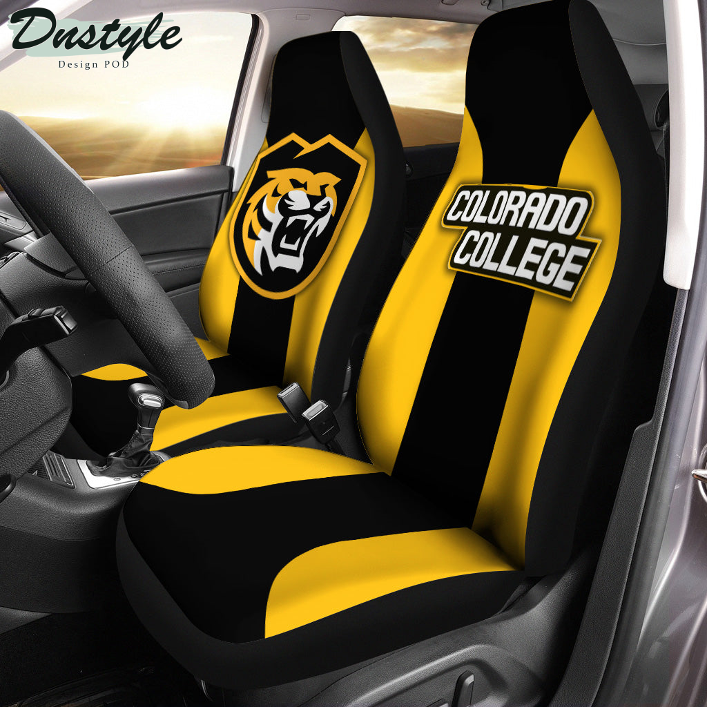 Colorado College Tigers Polynesian Car Seat Cover