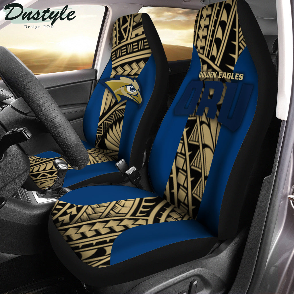Oral Roberts Golden Eagles Polynesian Car Seat Cover