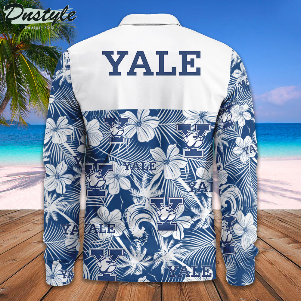 Yale Bulldogs Long Sleeve Button Down Shirt
