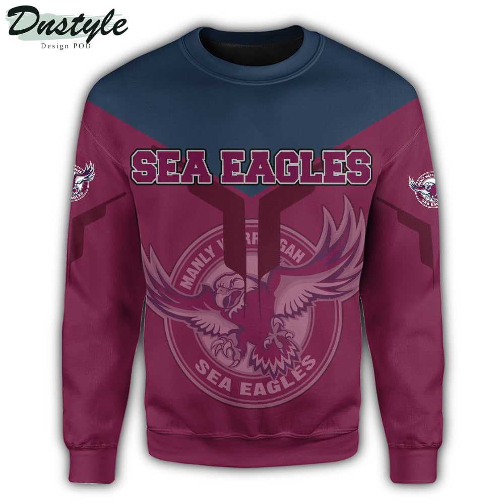 Manly Warringah Sea Eagles NRL Drinking style Sweatshirt
