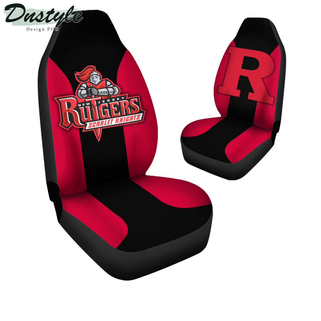 Rutgers Scarlet Knights Polynesian Car Seat Cover