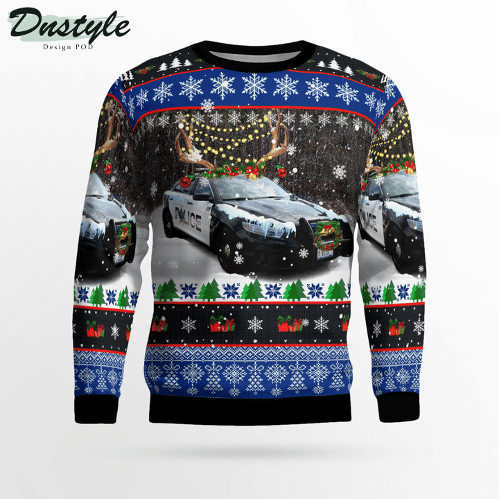 Woodridge Police Department Ugly Merry Christmas Sweater