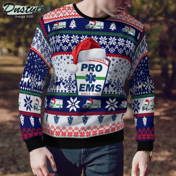 Pro EMS Ugly Merry Christmas Sweater