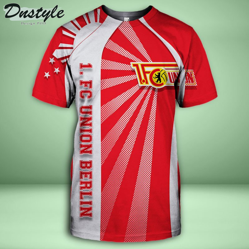1. FC Union Berlin Allover bedrucktes Hoodie-T-Shirt