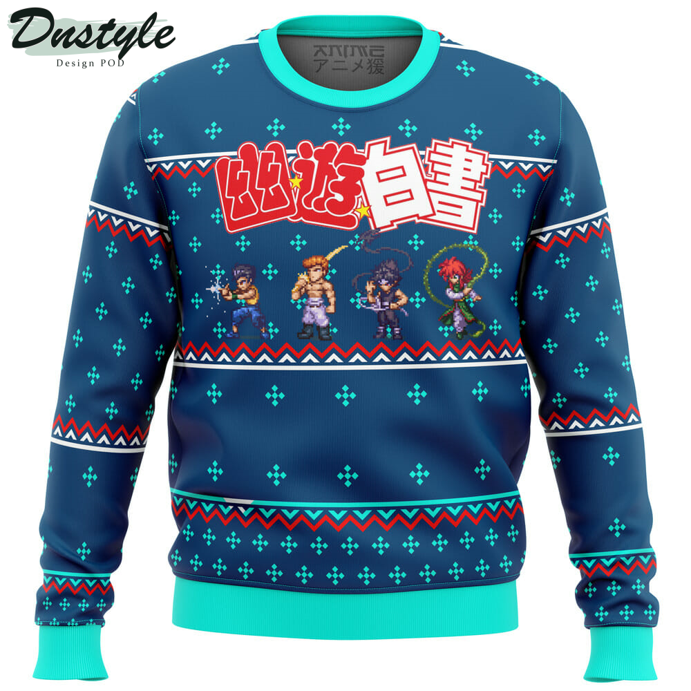 Ghost Fighter yuyu hakusho Ugly Christmas Sweater