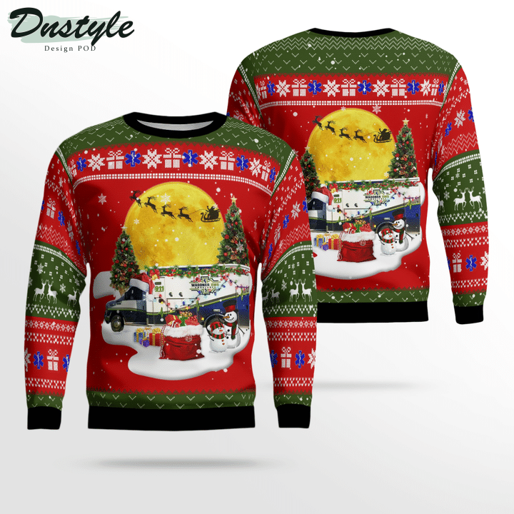 Wagoner EMS Ugly Merry Christmas Sweater