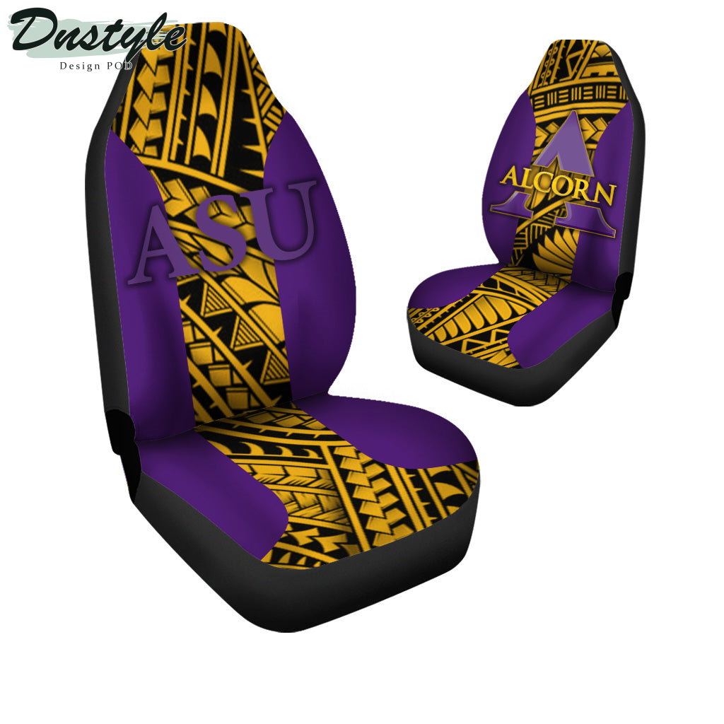Alcorn State Braves Polynesian Car Seat Cover