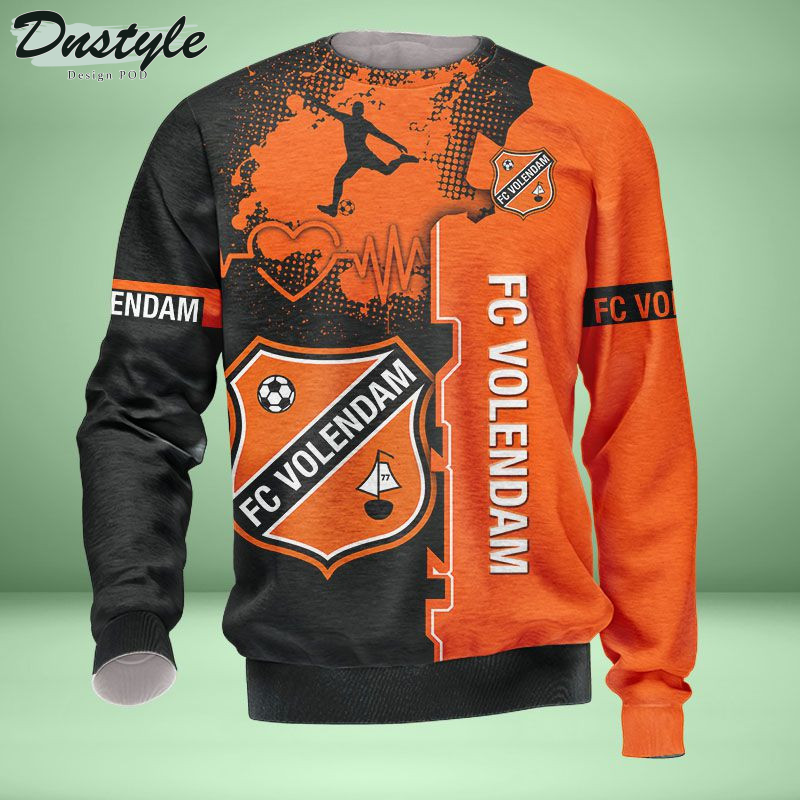 FC Volendam T-shirt met capuchon en all-over print