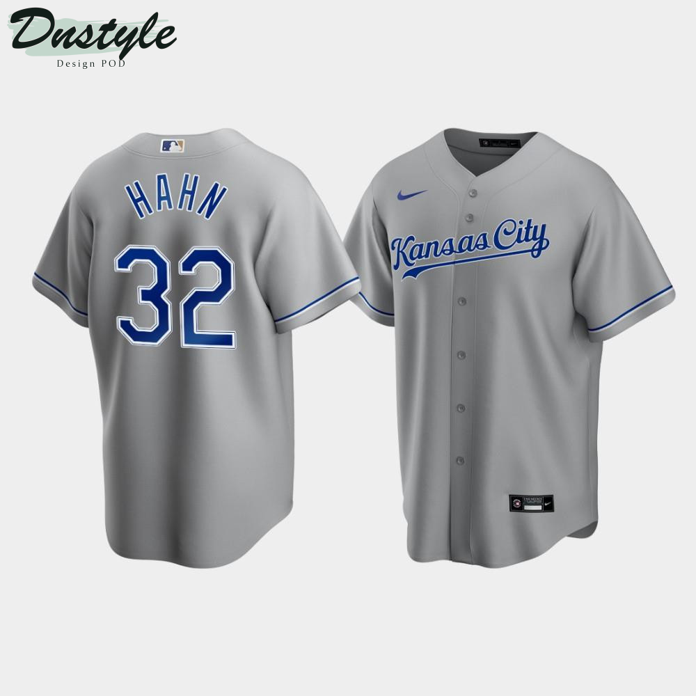 Men’s Kansas City Royals Jesse Hahn #32 Gray Road Cool Base Jersey MLB Jersey