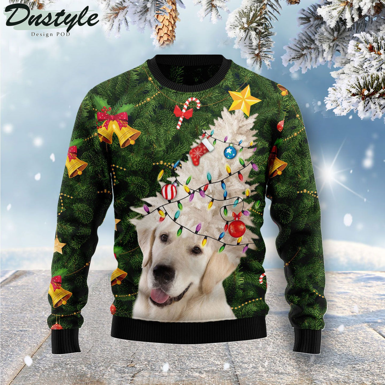 Labrador Retriever Noel Tree Ugly Christmas Sweater