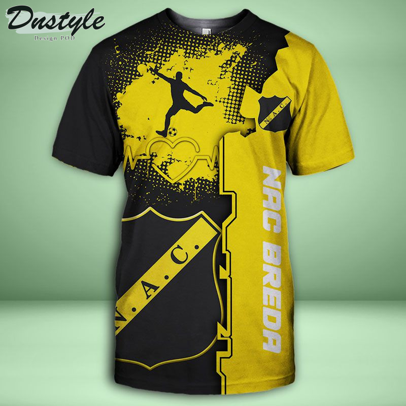 NAC Breda T-shirt met capuchon en all-over print