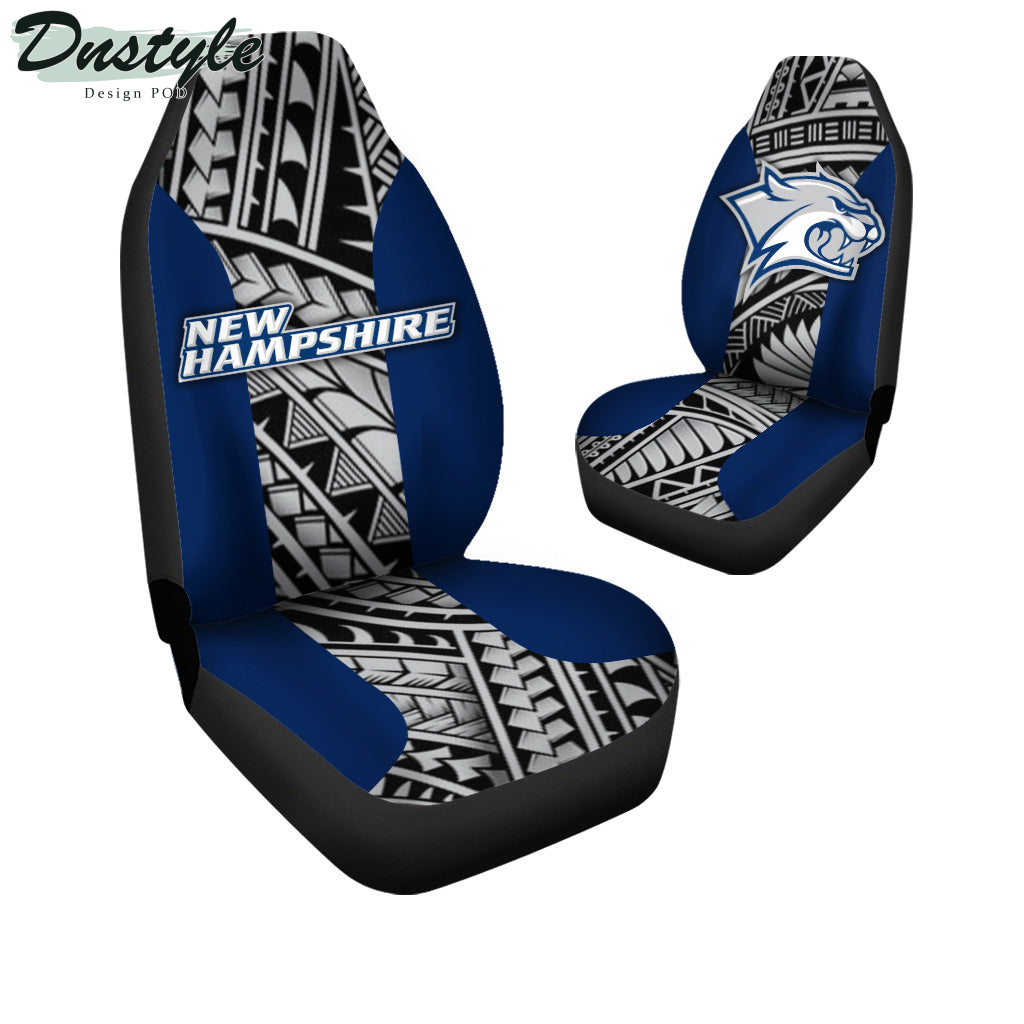 New Hampshire Wildcats Polynesian Car Seat Cover