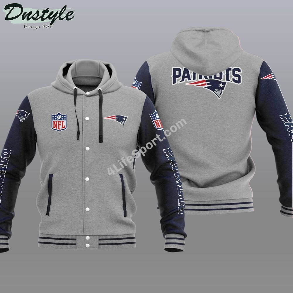 New England Patriots Hooded Varsity Jacket