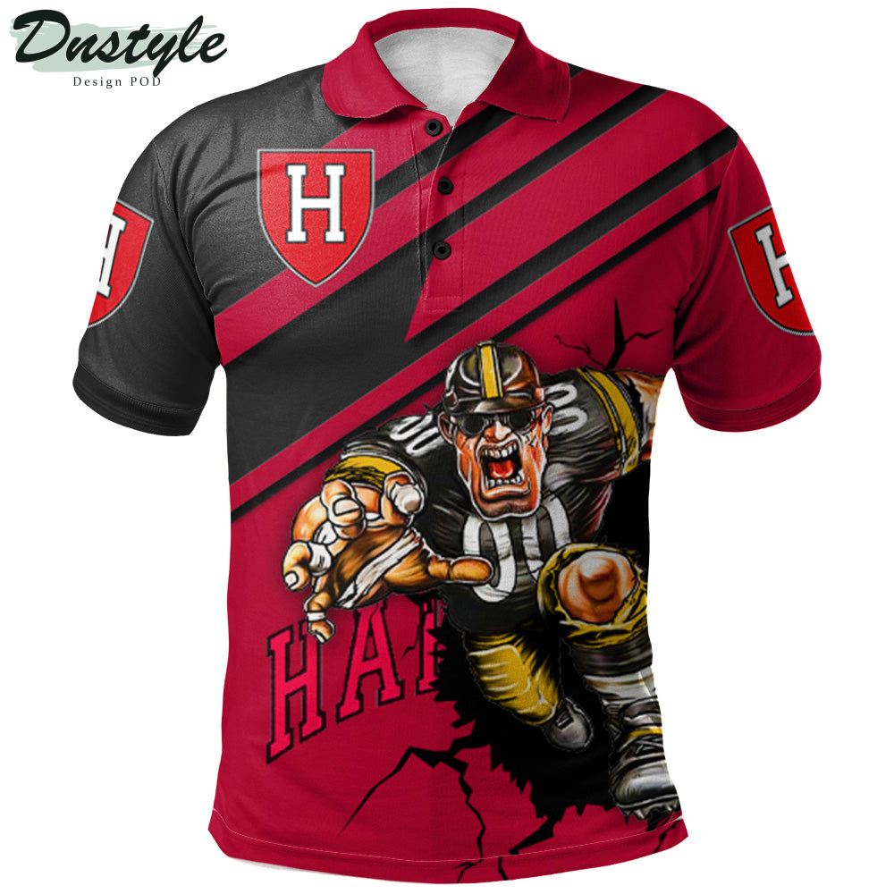 Harvard Crimson Mascot Polo Shirt