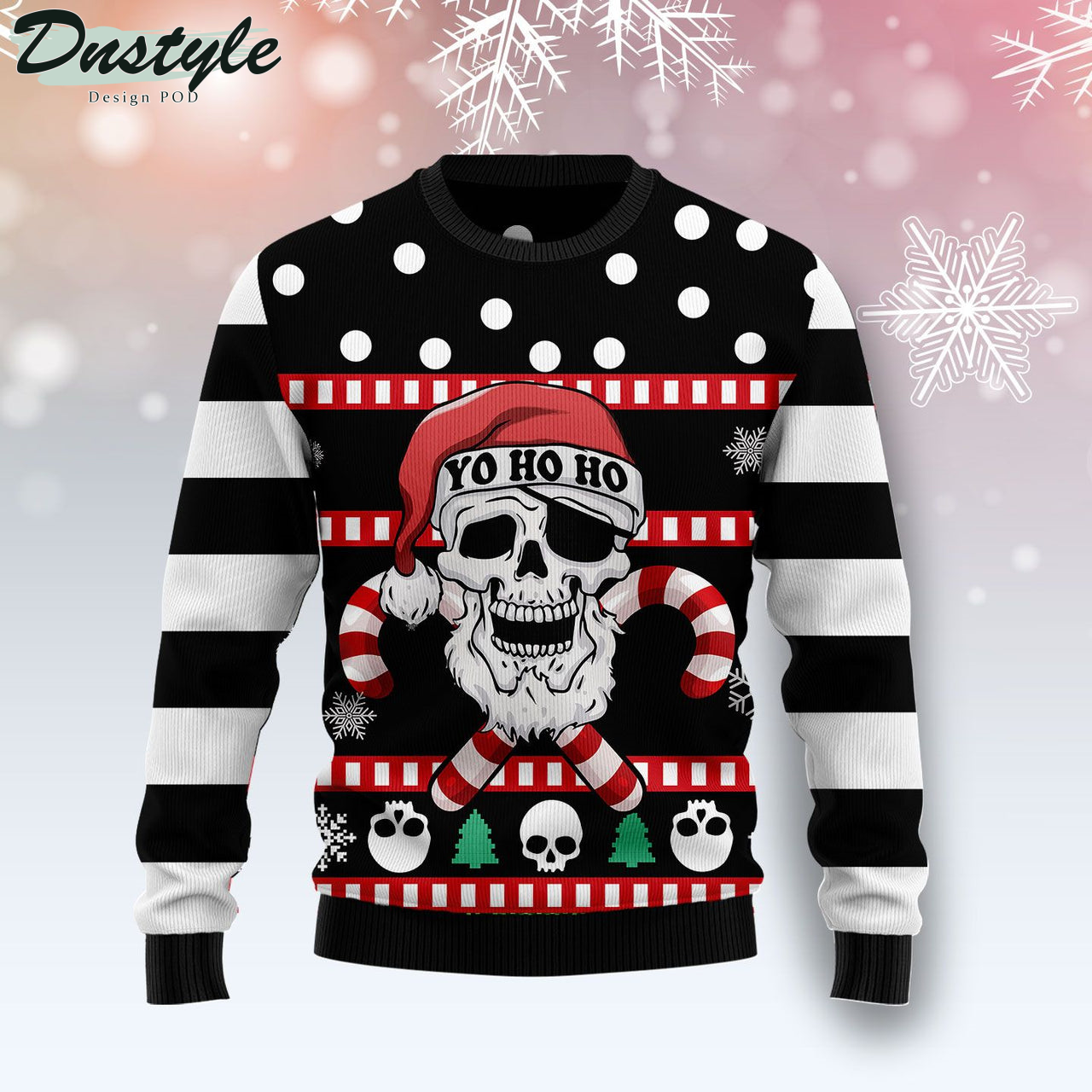 Skull Creepmas Ugly Christmas Yall Ugly Christmas Sweater