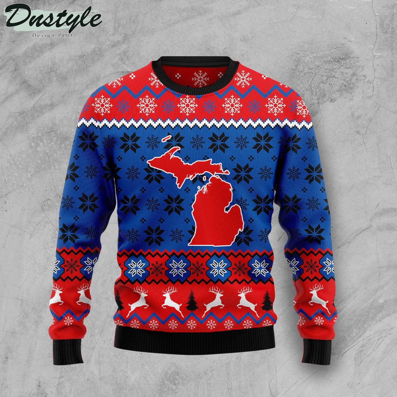Sweet Home Michigan Ugly Christmas Sweater