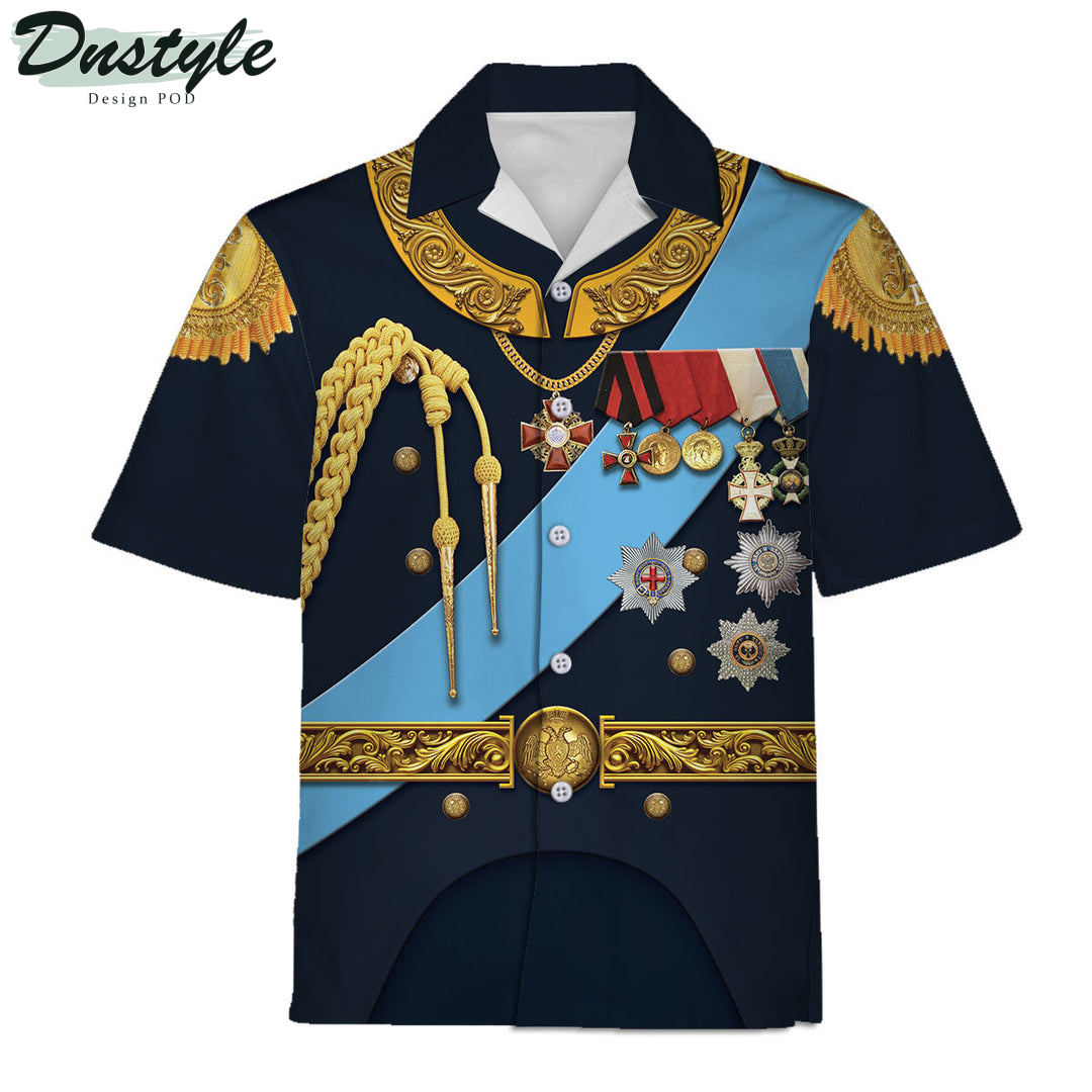 Nicholas II of Russia 3D Hawaiian Shirt And Short
