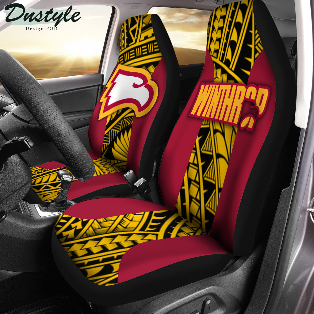 Winthrop Eagles Polynesian Car Seat Cover