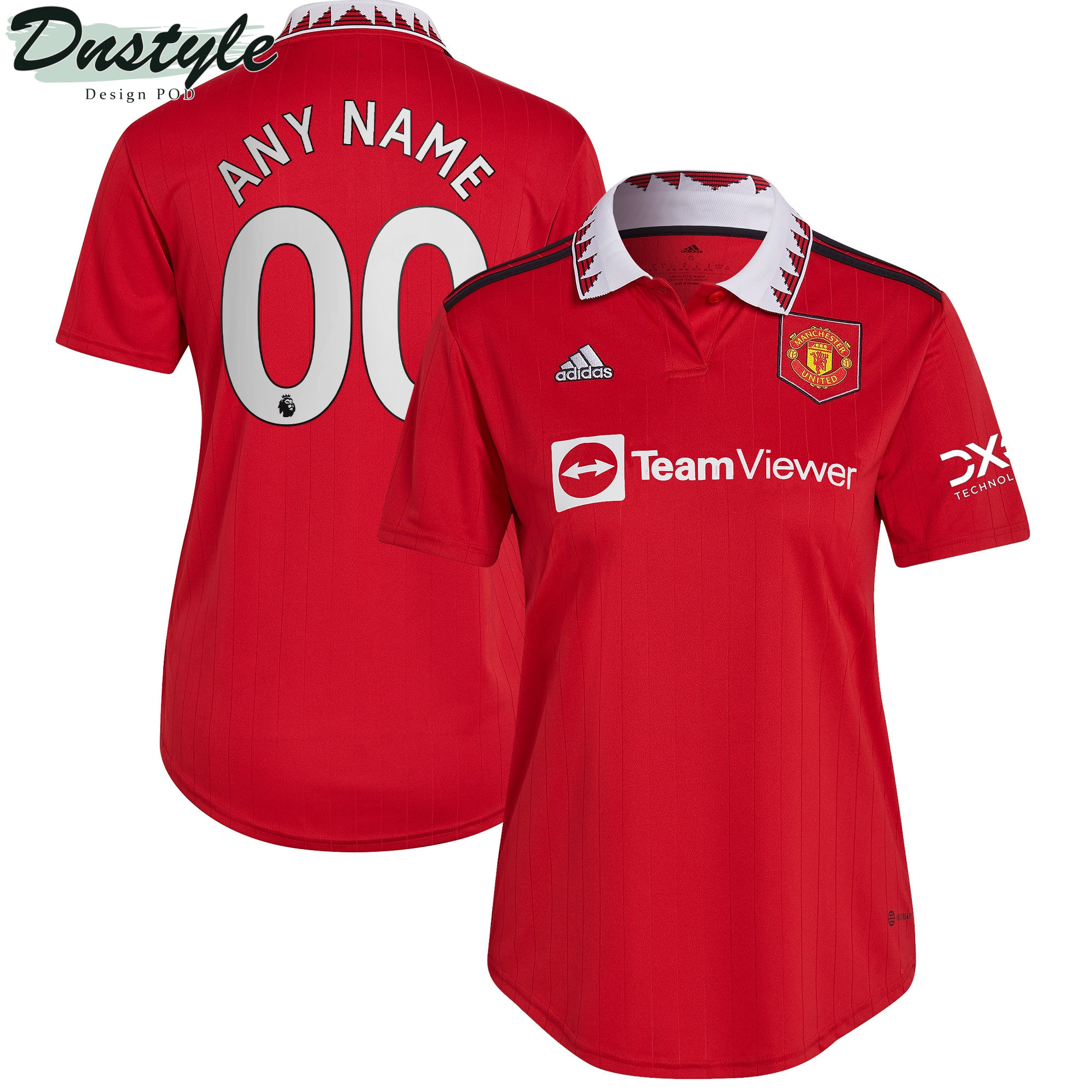 Manchester United Women 2022/23 Home Custom Jersey - Red