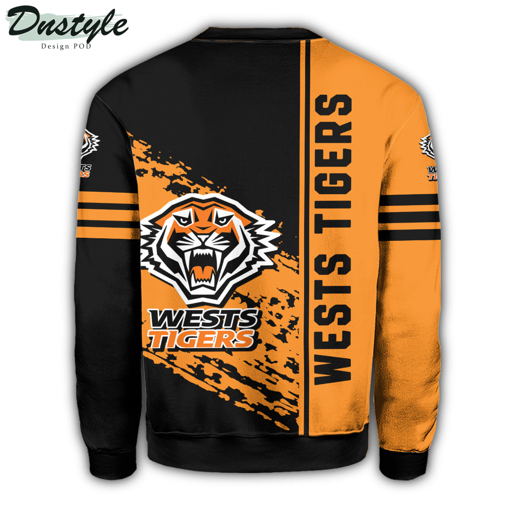 Wests Tigers NRL Quarter Style Sweatshirt