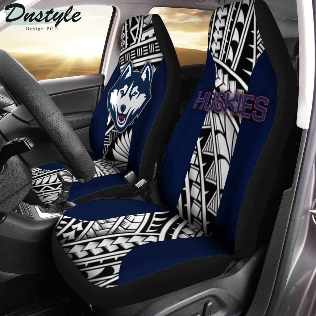 UConn Huskies Polynesian Car Seat Cover