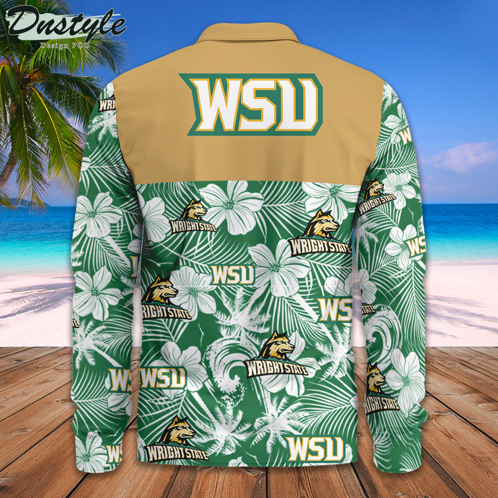 Wright State Raiders Long Sleeve Button Down Shirt