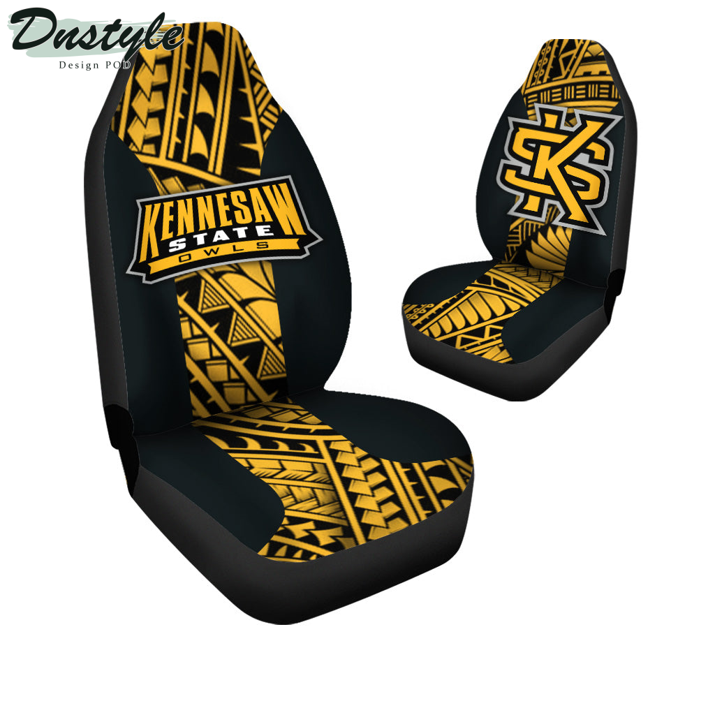 Kennesaw State Owls Polynesian Car Seat Cover