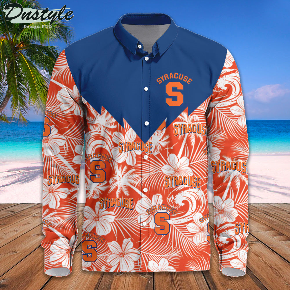 Syracuse Orange Long Sleeve Button Down Shirt