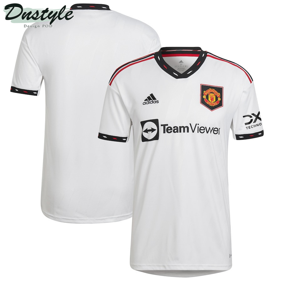 Manchester United 2022/23 Away Player Jersey - White