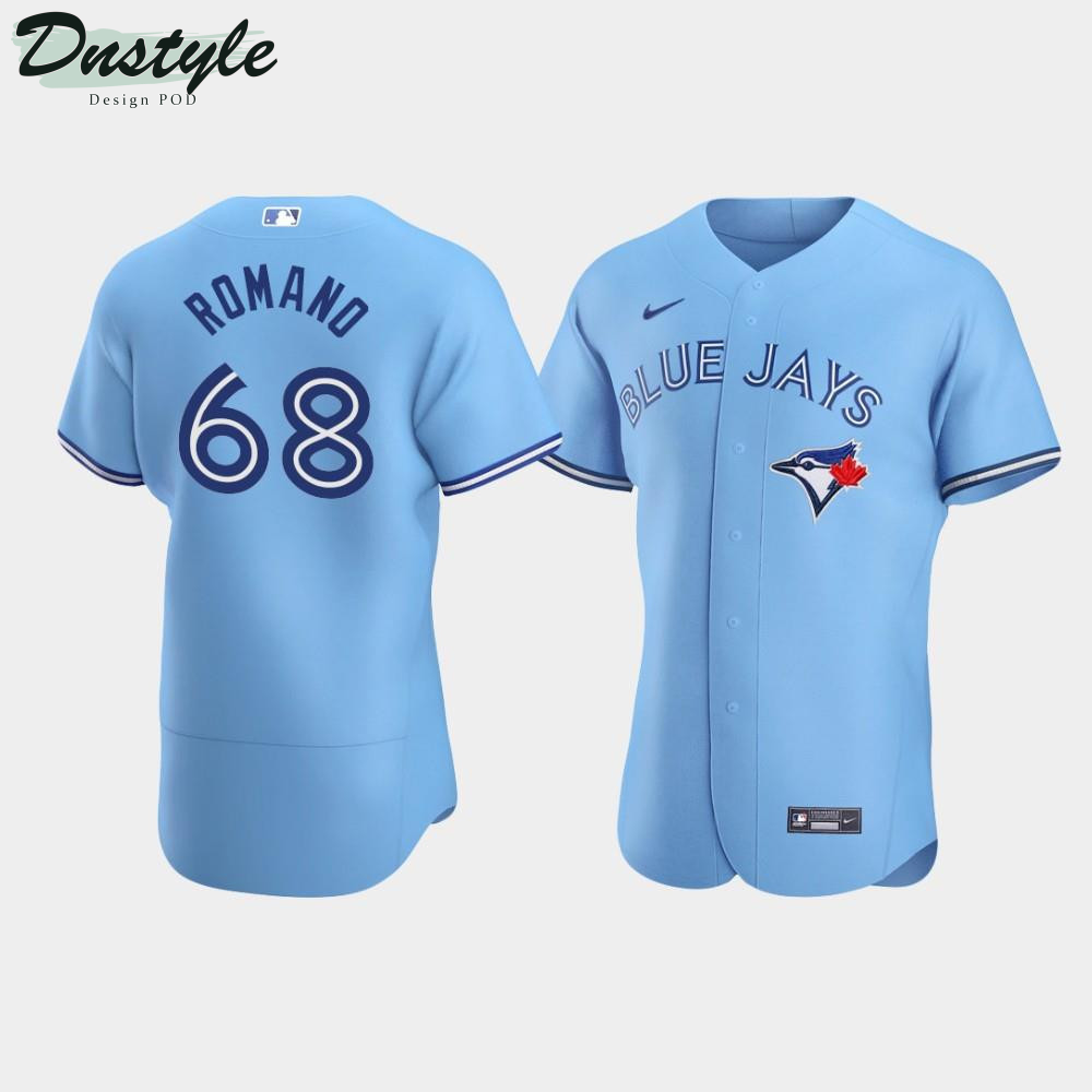 Men's Toronto Blue Jays #68 Jordan Romano Blue Alternate Jersey MLB Jersey
