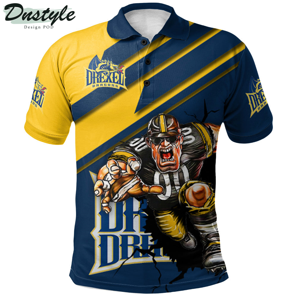 Drexel Dragons Mascot Polo Shirt
