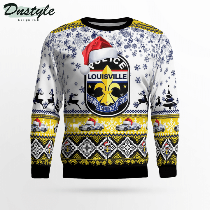Louisville Metro Police Department Ugly Merry Christmas Sweater