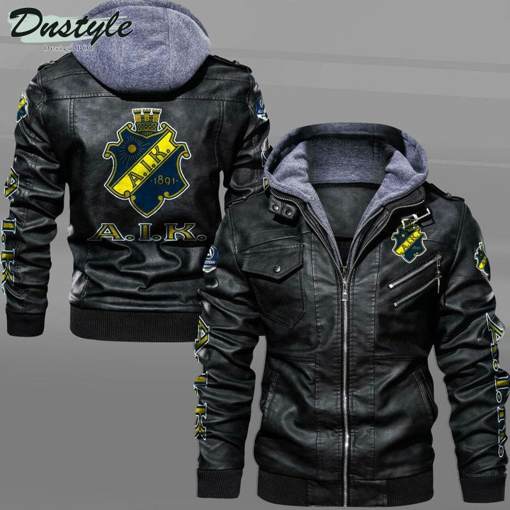 AIK Fotboll leather jacket