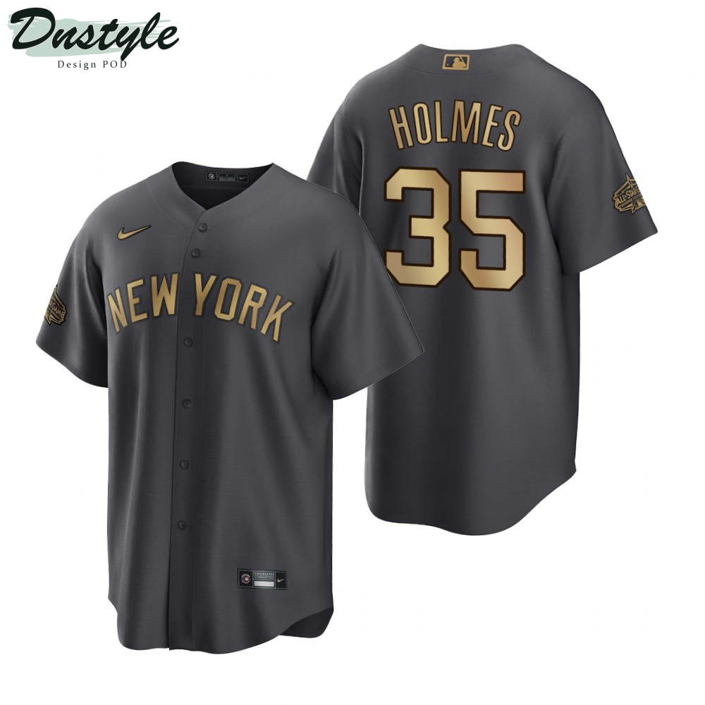 New York Yankees Clay Holmes Charcoal 2022 All-Star Game Jersey