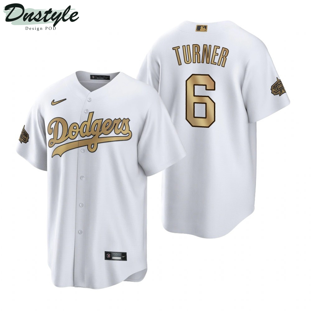 Los Angeles Dodgers Trea Turner White 2022 All-Star Game Jersey