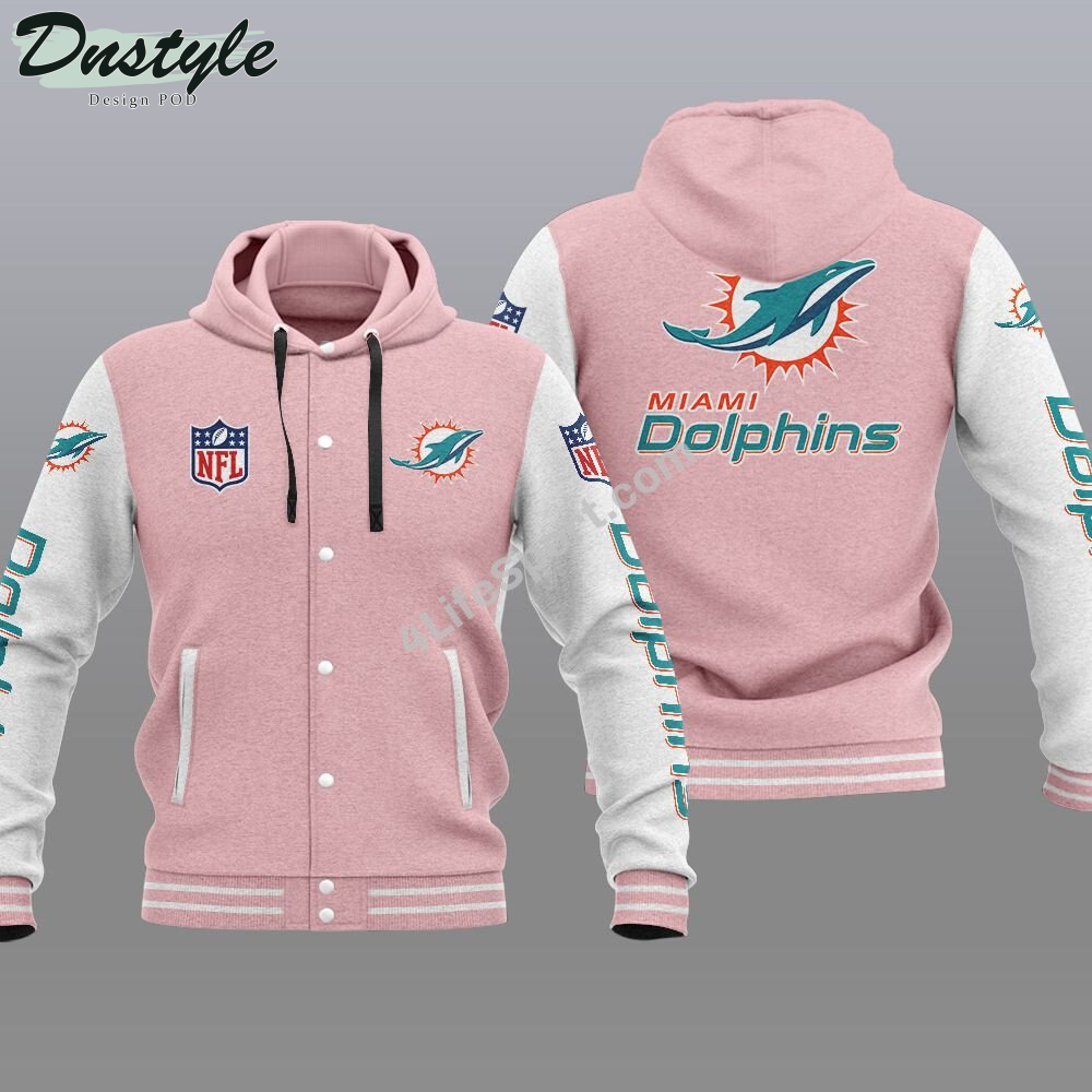 Miami Dolphins Hooded Varsity Jacket