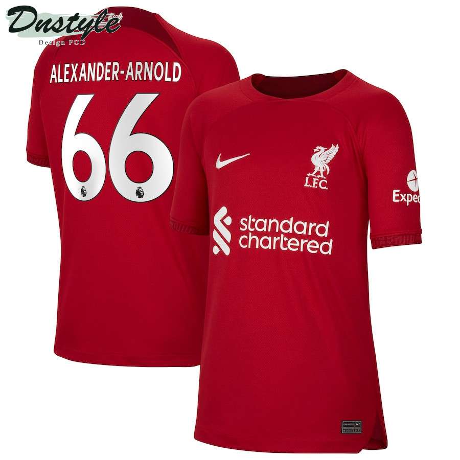Trent Alexander-Arnold #66 Liverpool Youth 2022/23 Home Player Jersey - Red