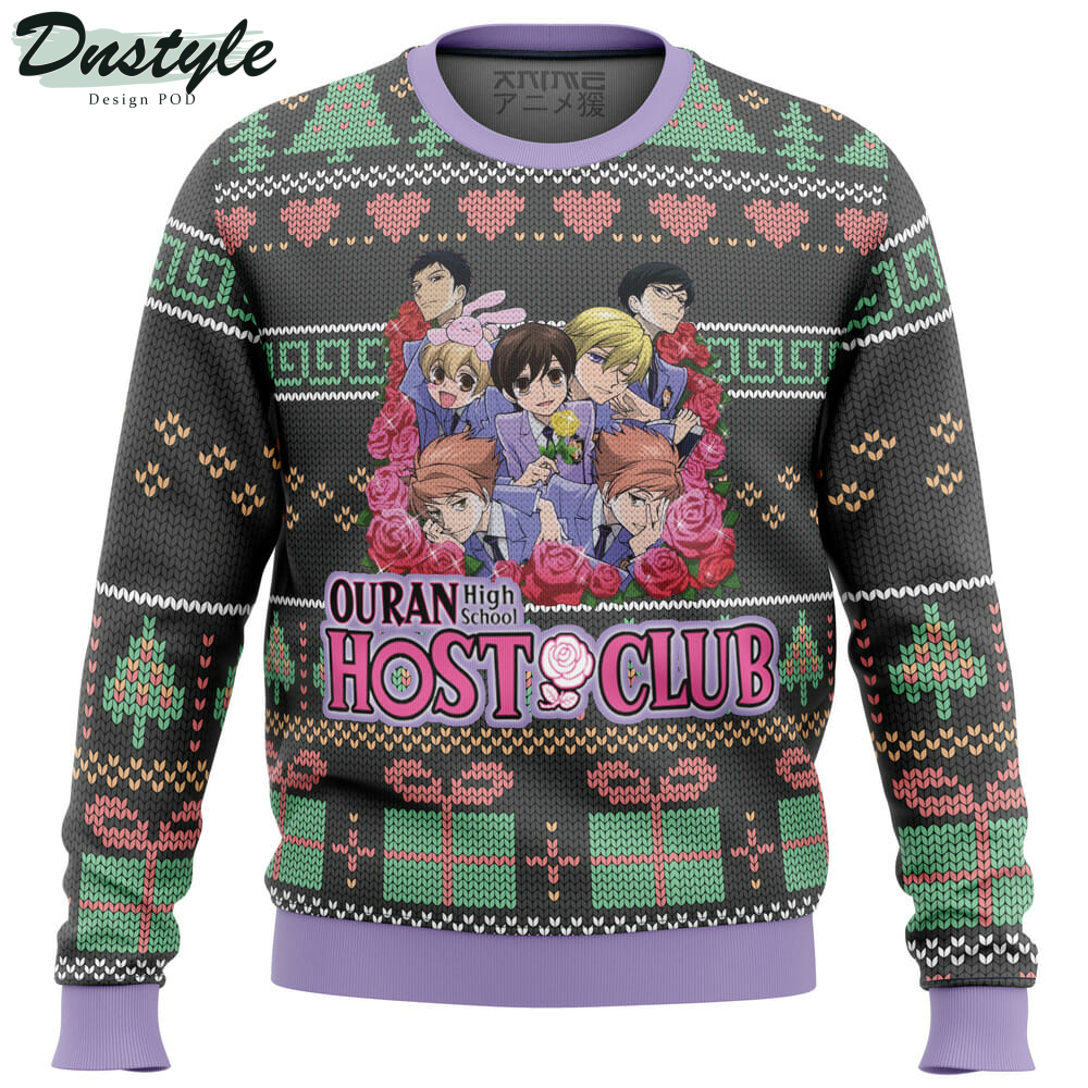 Ouran High School Alt Ugly Christmas Sweater
