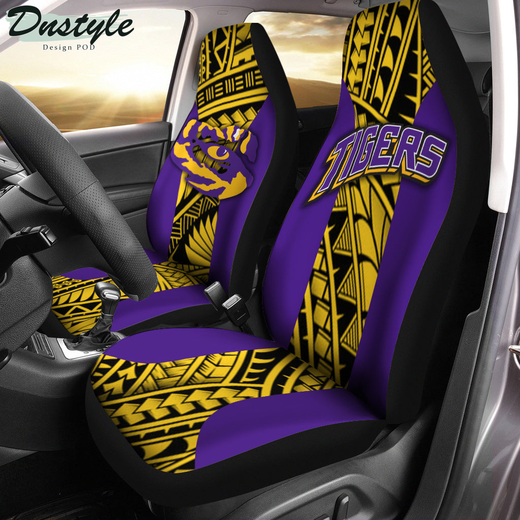 LSU Tigers Polynesian Car Seat Cover