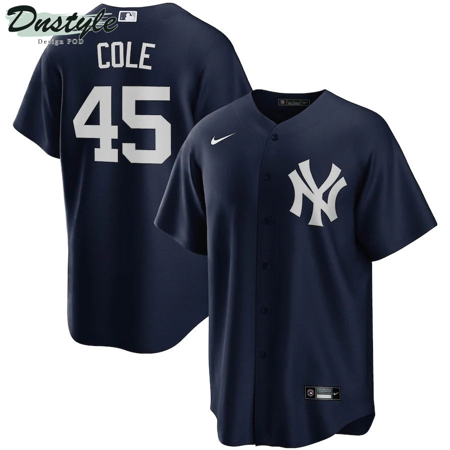 Men's New York Yankees Gerrit Cole Nike Navy Alternate Replica Player Name Jersey