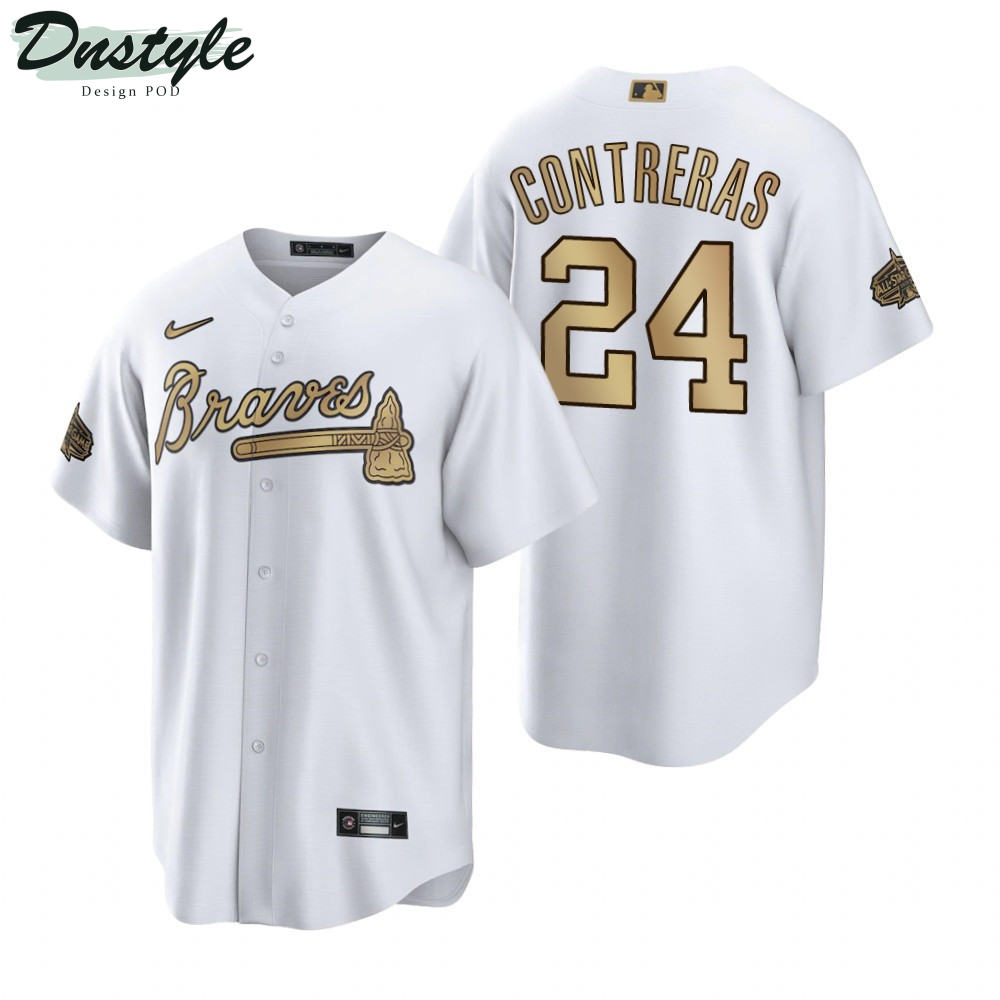 Chicago Cubs Willson Contreras White 2022 All-Star Game Jersey
