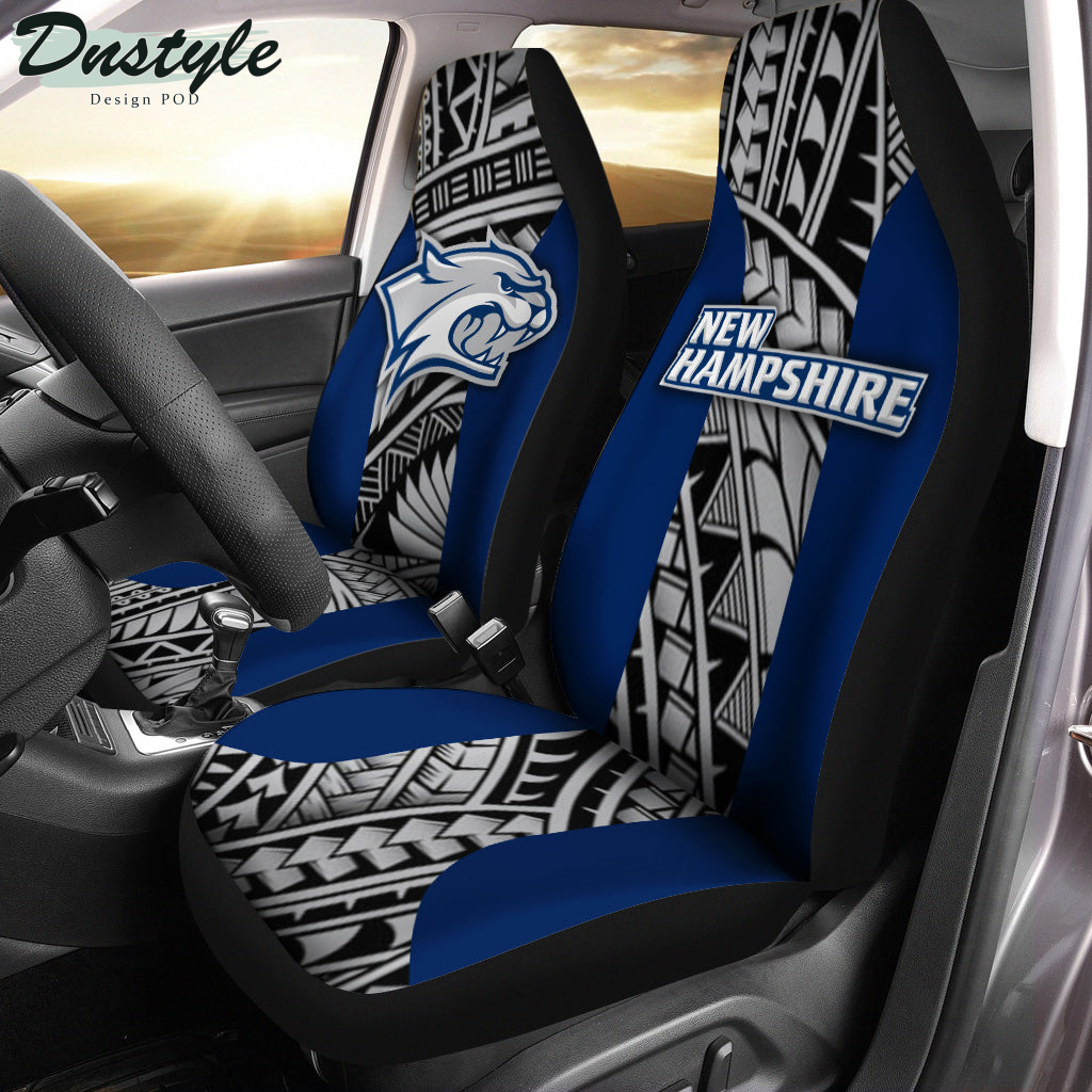 New Hampshire Wildcats Polynesian Car Seat Cover