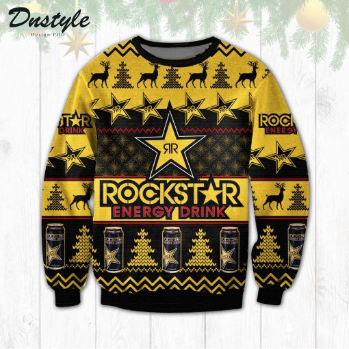 Rockstar Energy Drink Christmas Ugly Sweater