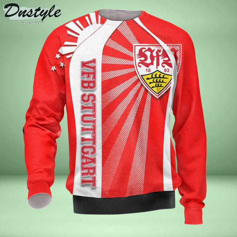 VfB Stuttgart Allover bedrucktes Hoodie-T-Shirt