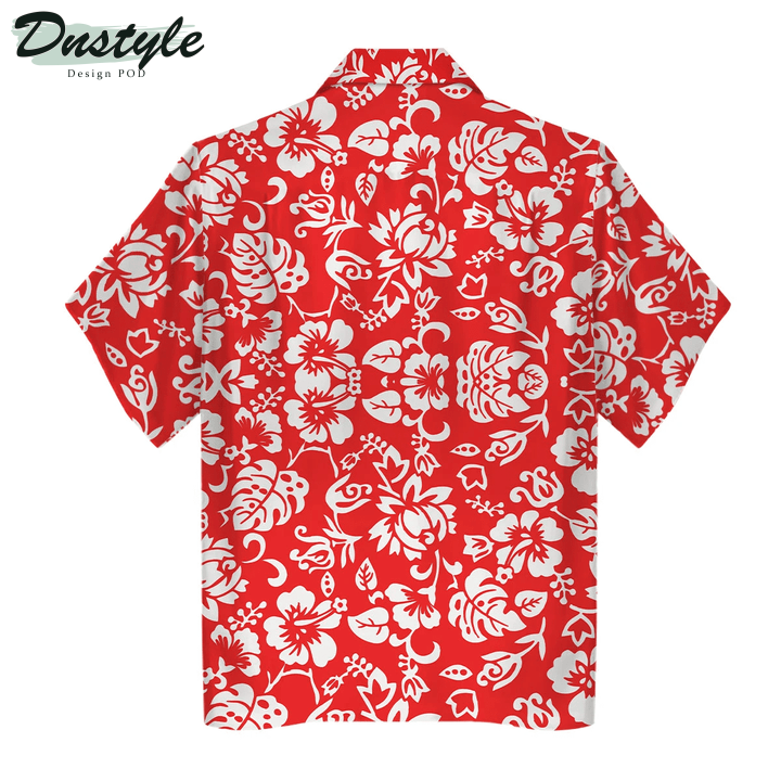 Ricardo Diaz Outfit Red Hawaiian Shirt And Short