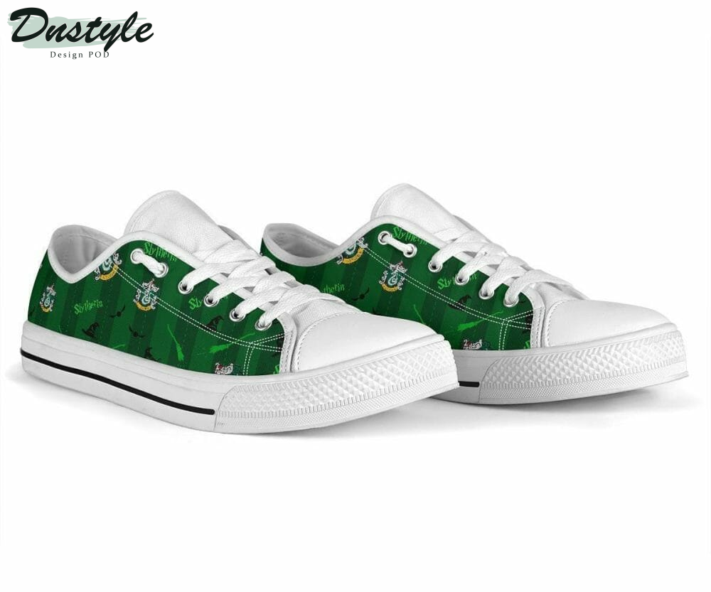 Harry Potter Slytherin Low Top Shoes Sneakers