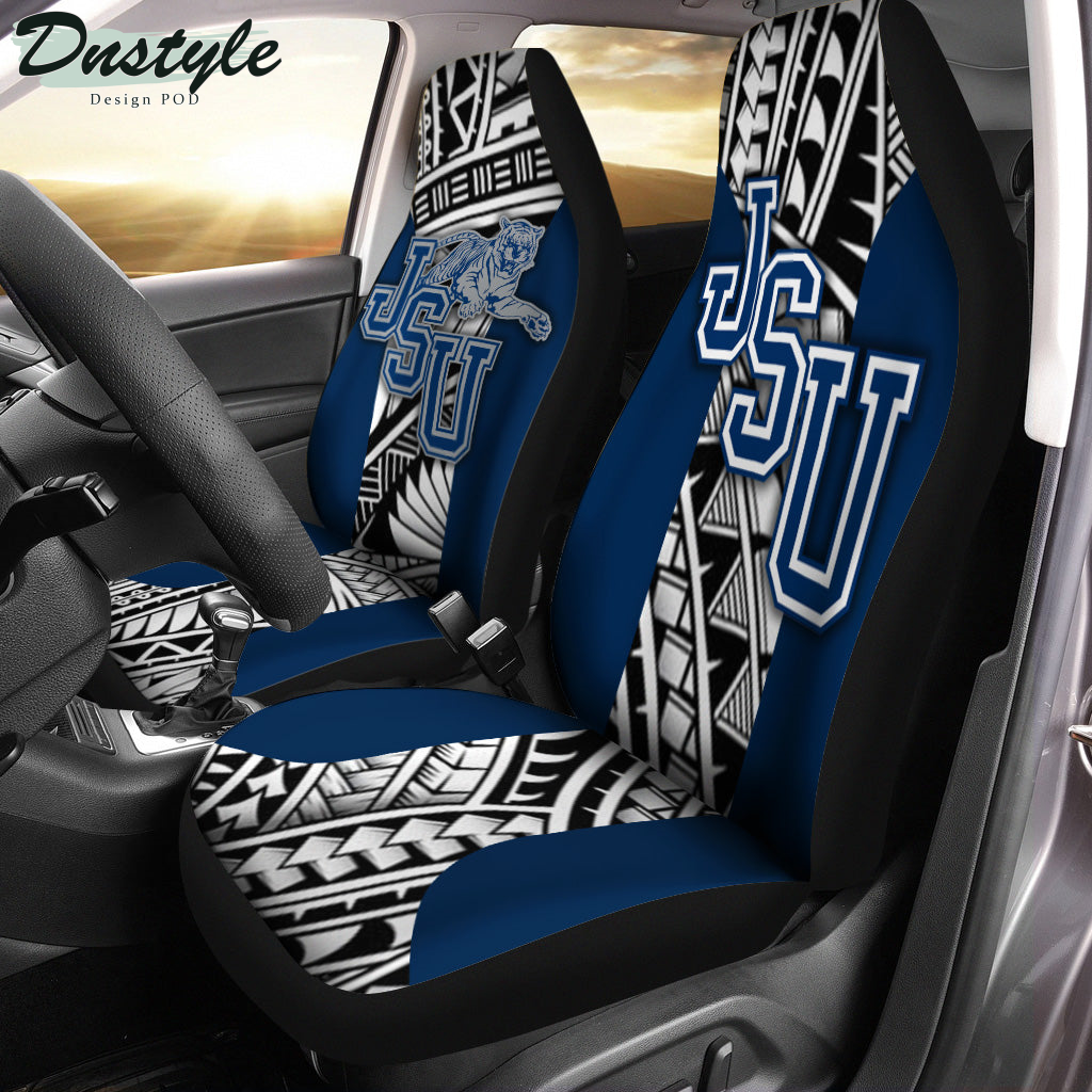 Jackson State Tigers Polynesian Car Seat Cover