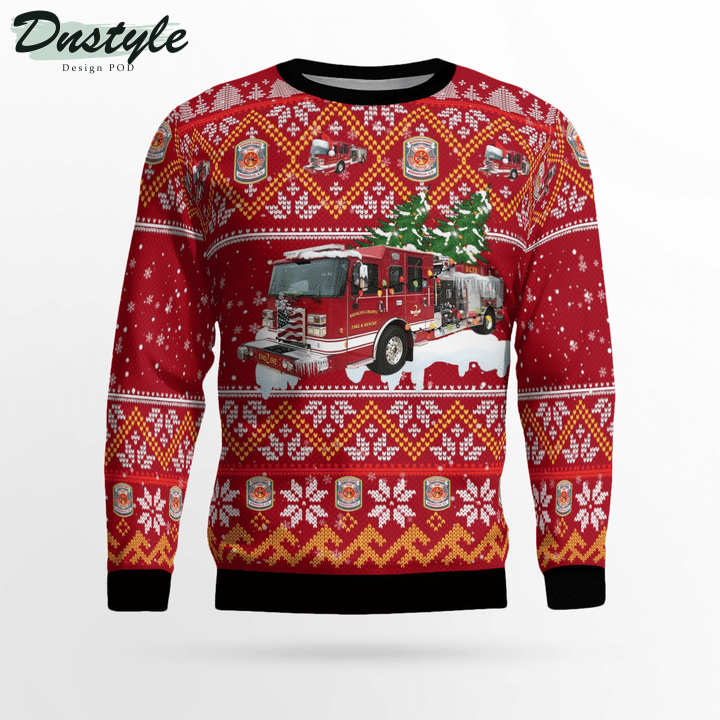 Duncan Chapel Fire District Ugly Merry Christmas Sweater